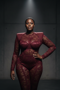 Lace Reverie – Burgundy