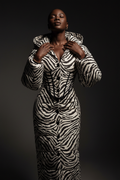 Puffer Dress - Zebra Redo