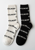 VELMORI Classic Socks White Background